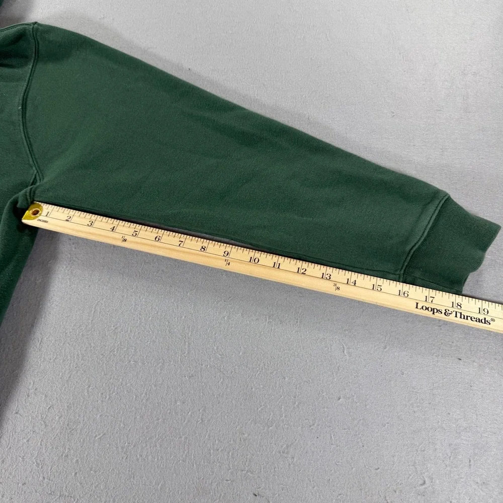 Nike Sportswear Club Fleece Hoodie Forest Green White Logo Men's Large